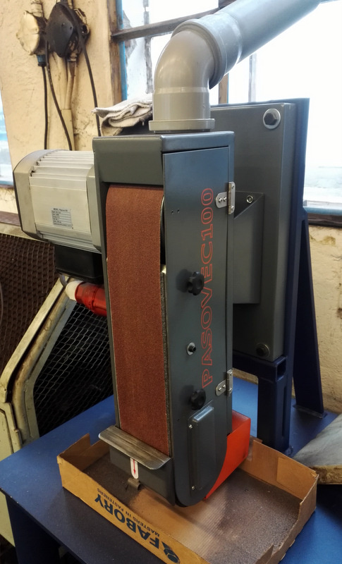 Pásová bruska PASOVEC 100, 1 rychl. + STOJAN - 3