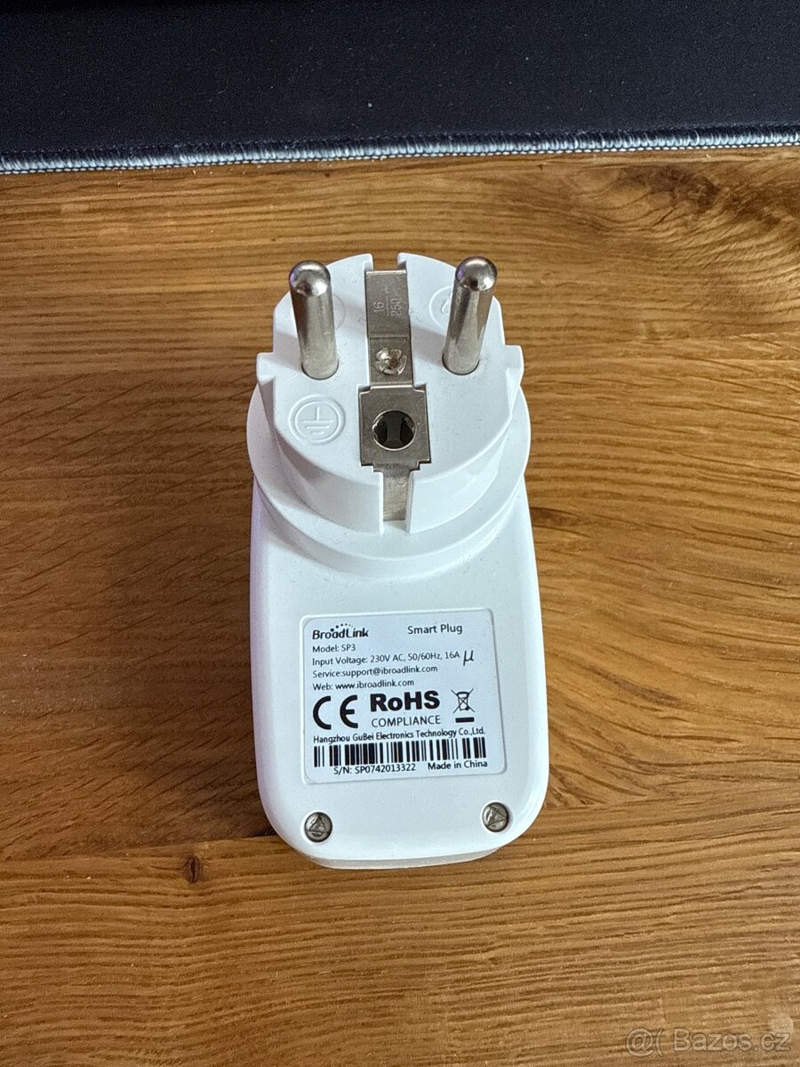 Chytrá zásuvka 16A Broadlink SP3 - 3