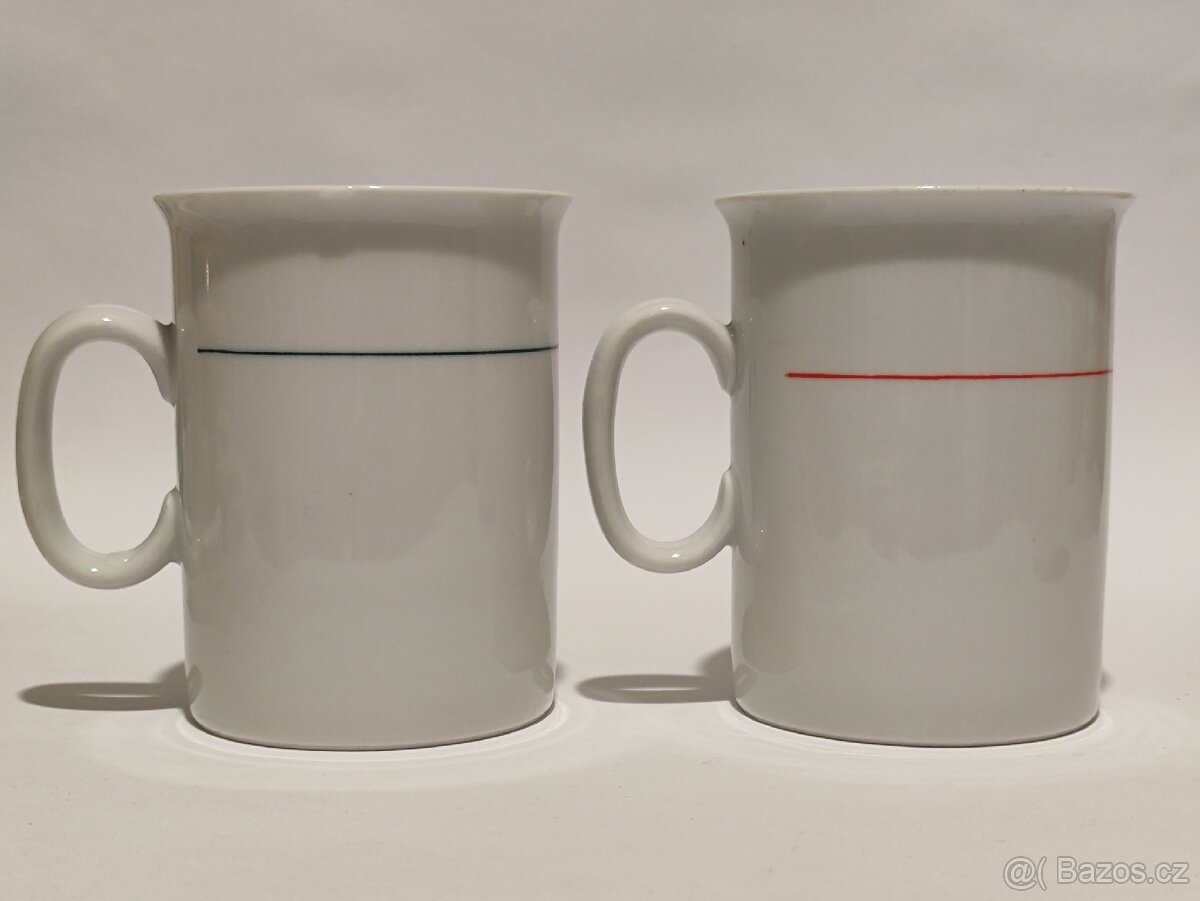 Retro hrnky Adam a Eva, Epiag ČSSR, 120.-/kus, pošta 69.- - 3