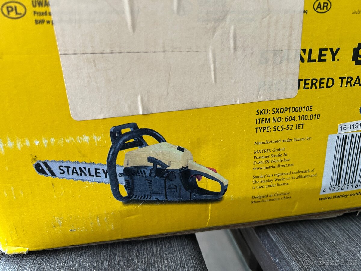 Řetězová pila Stanley SCS 52 JET, Nová, originální balení - 3