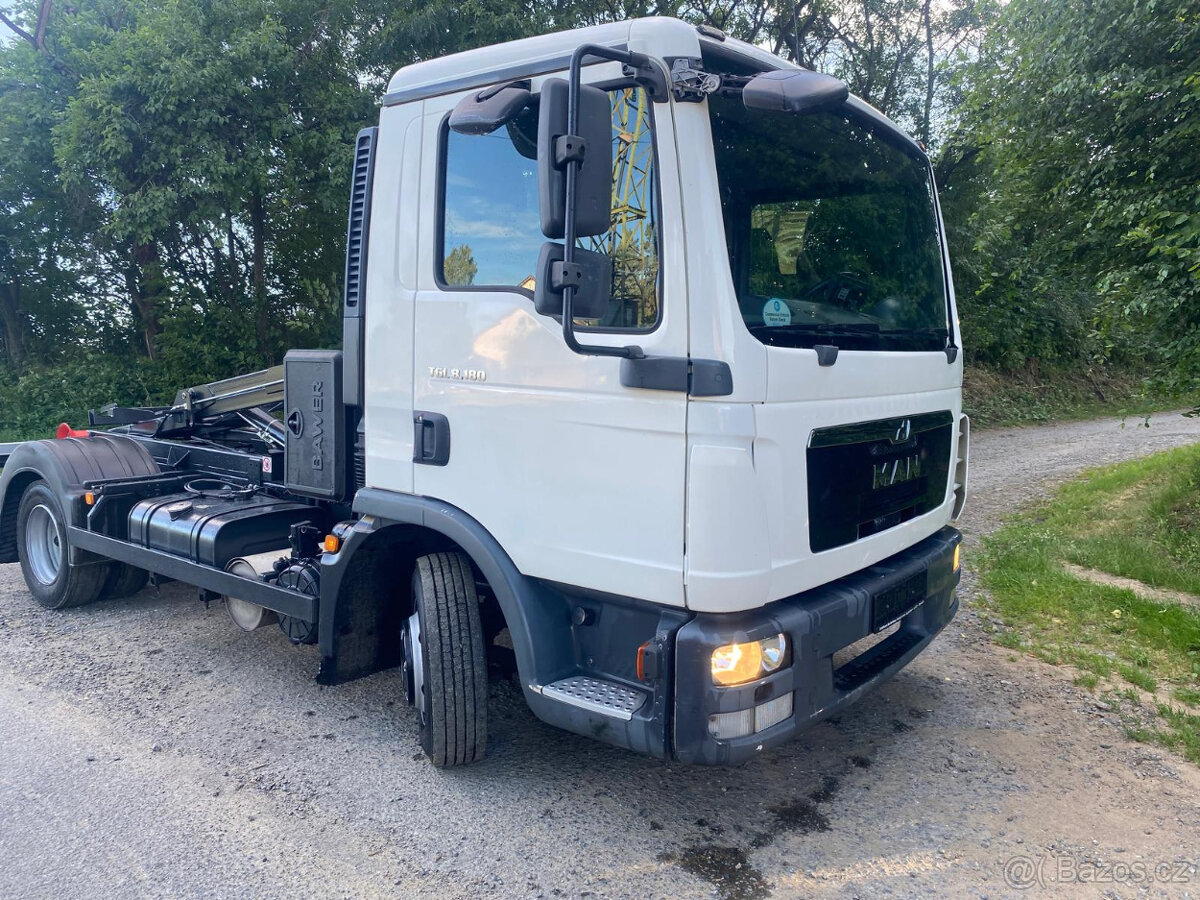 MAN TGL 8.180, Nosič kontejnerů 5 tun, Jako nové - 3