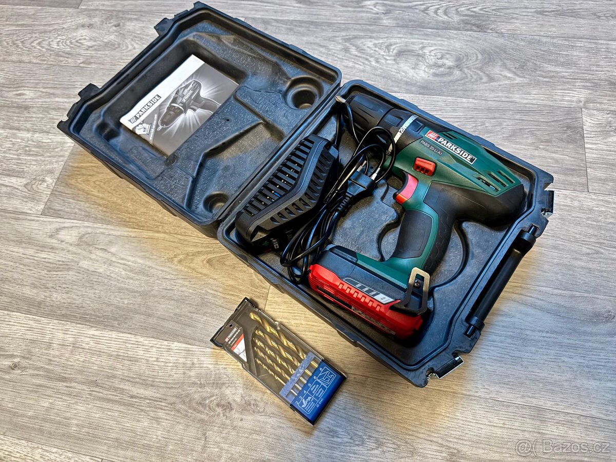 Aku šroubovák / vrtačka Parkside PABS 20-Li A1 s vrtáky - 3