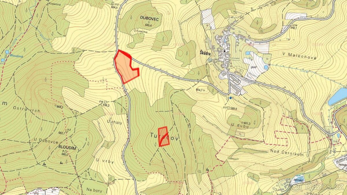 Louka, prodej, Škůdra, Strašice, Strakonice - 3