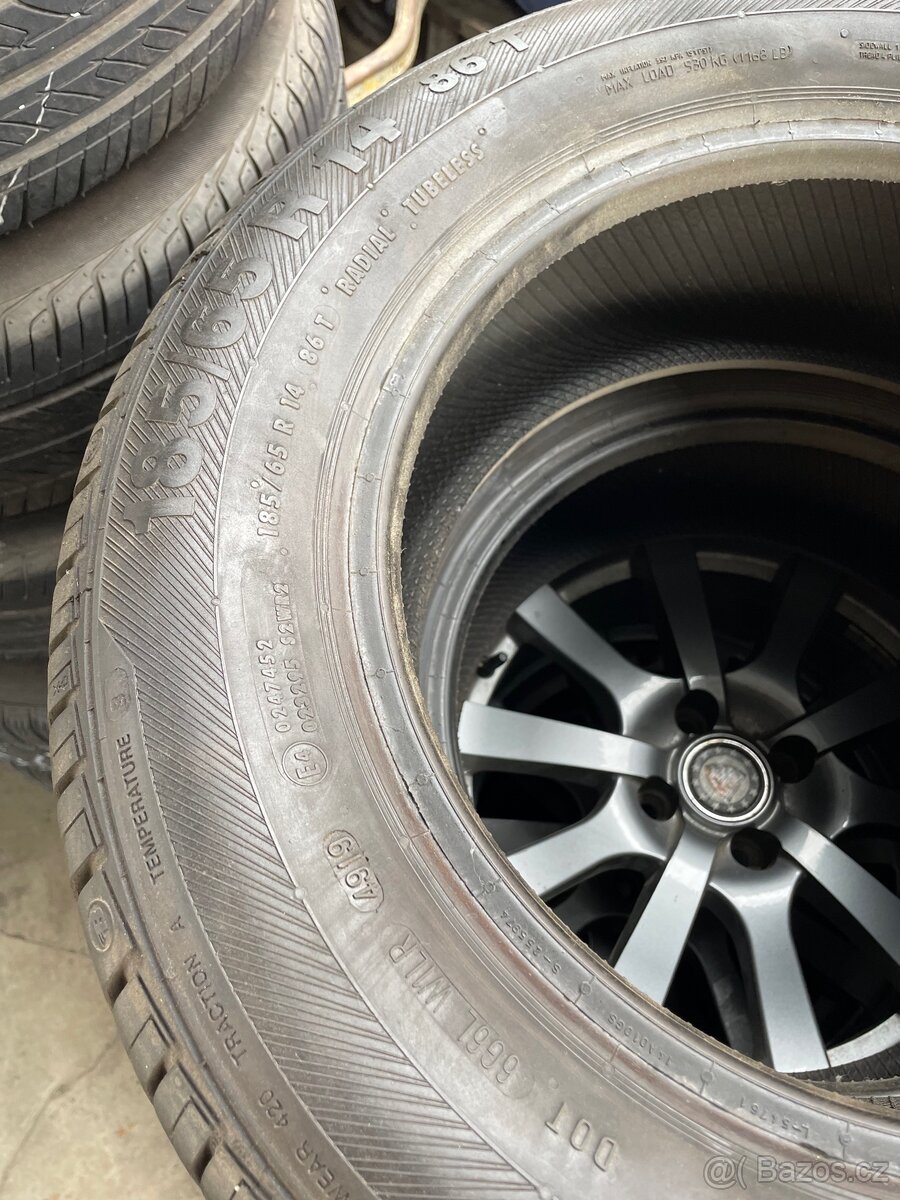 2ks letní pneu 185/65 R14 - 3