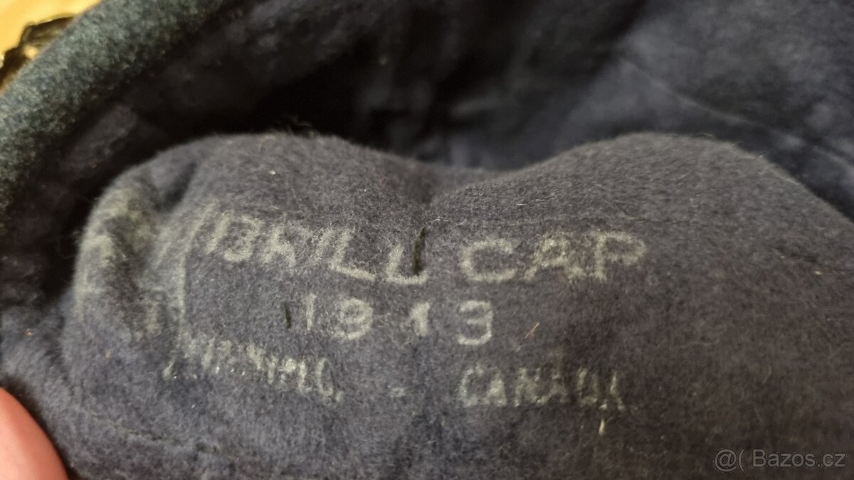 „WW2 RAF čepice letec čs. důstoj.výcvik Kanada 1943 - 3