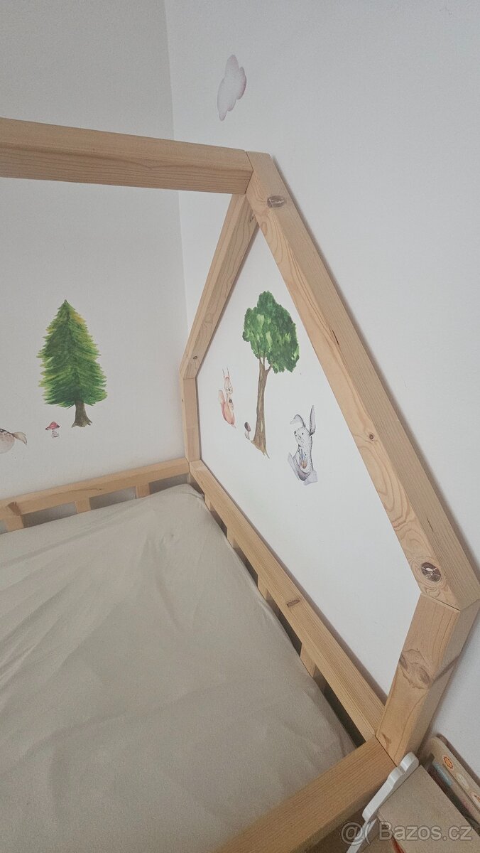 Domeckova postel s matraci, 120x 180cm - 3