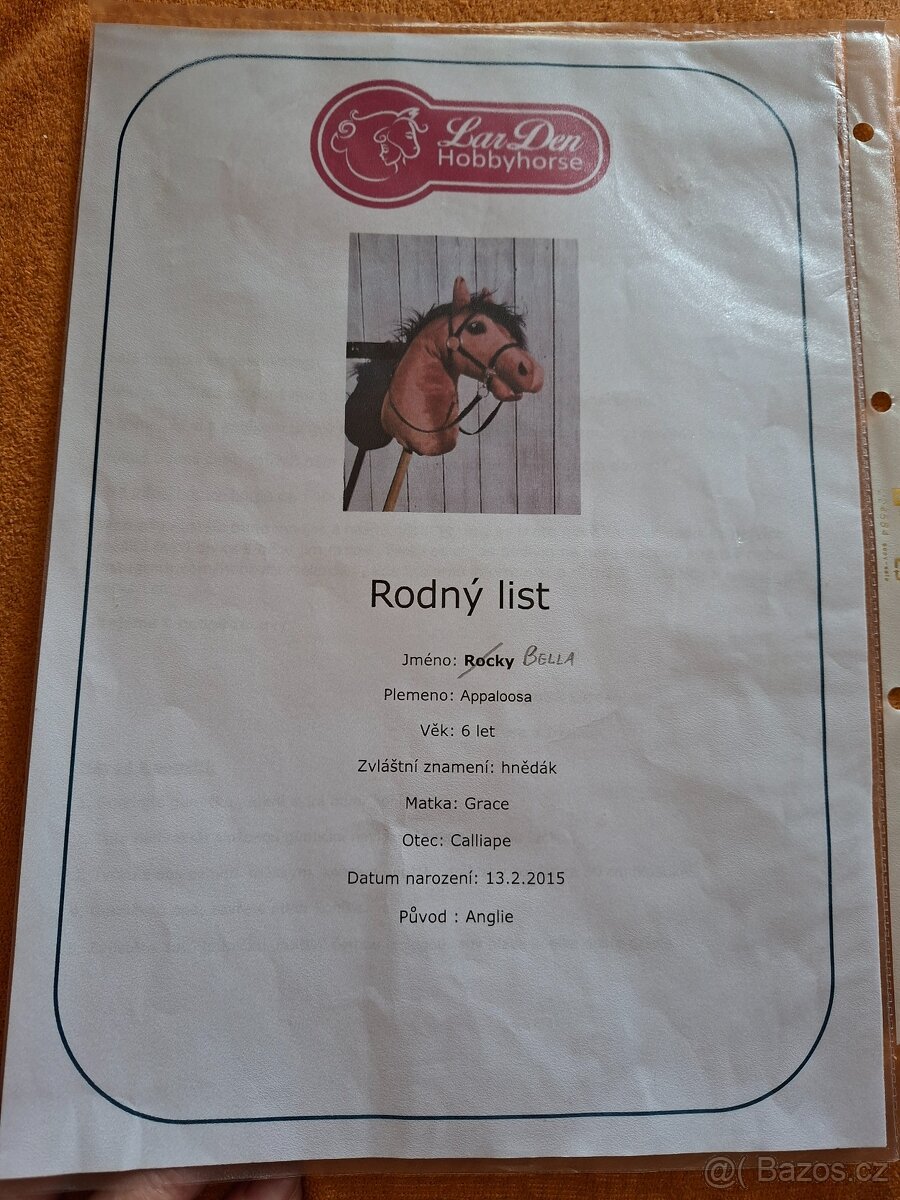 Hobby Horse Rocky s ohlávkou - 3