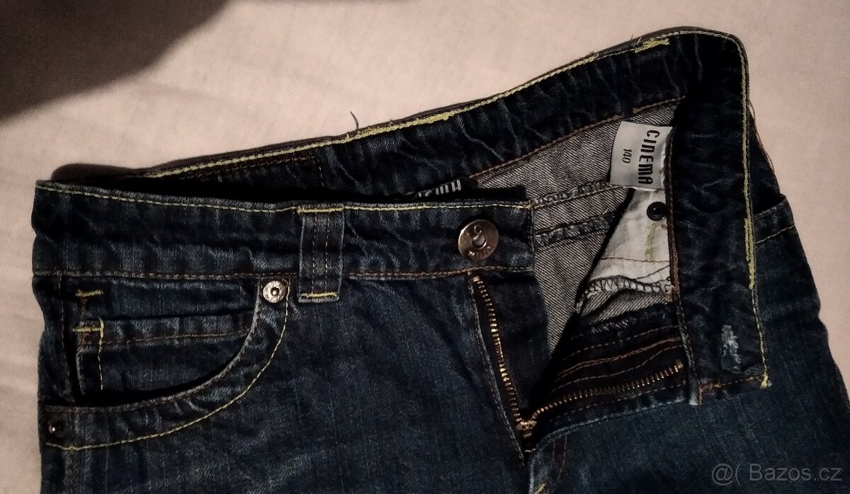 Dětské džíny vel. 140 (8-9let) - 3