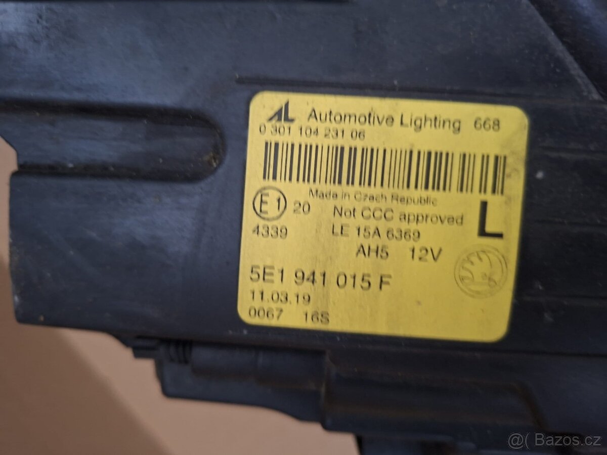 LP světlo bi-xenon Škoda Octavia III facelift - 3