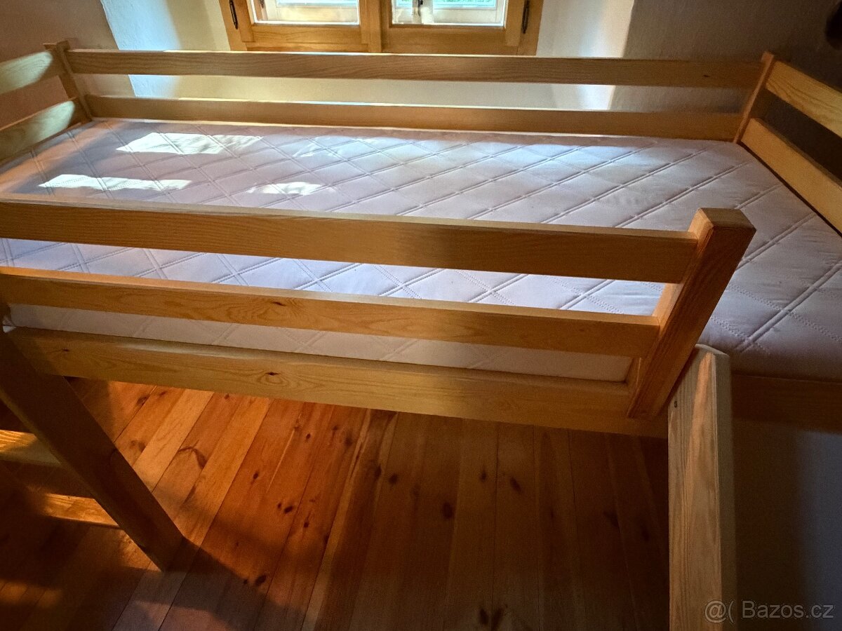 Dětská postel- palanda se skluzavkou - 3