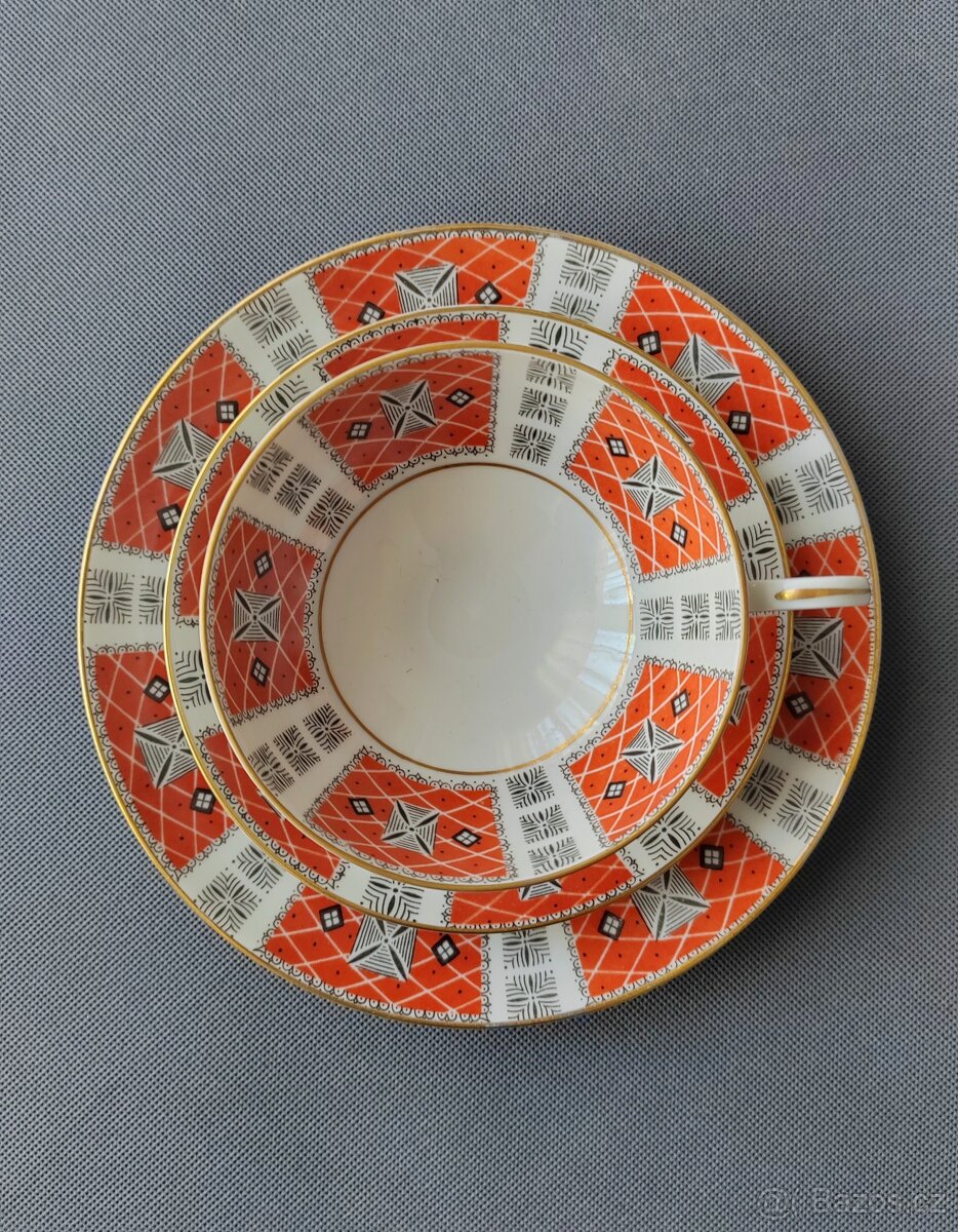 Luxusní porcelánová čajová souprava od Wallendorf - 3