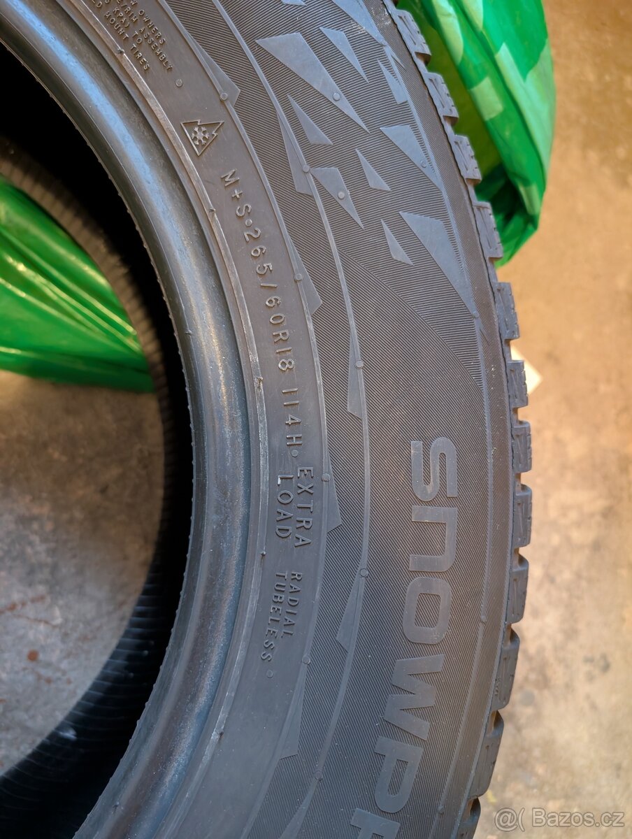 Zimní pneumatiky Nokian Snowproof 2 SUV 265/60R18 4ks - 3