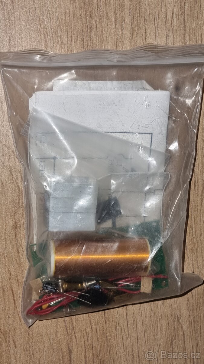 Teslův transformátor s audio modulací - stavebnice - 3