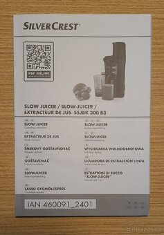 Šnekový odšťavňovač - 3