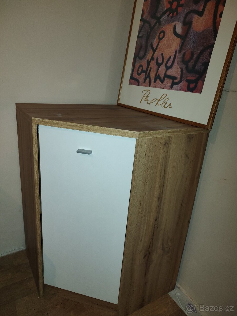 ⭐⭐⭐NOVÁ SKŘÍŇKA ROHOVÁ - SKŘÍN S POLICEMI 60x60x85 - 3