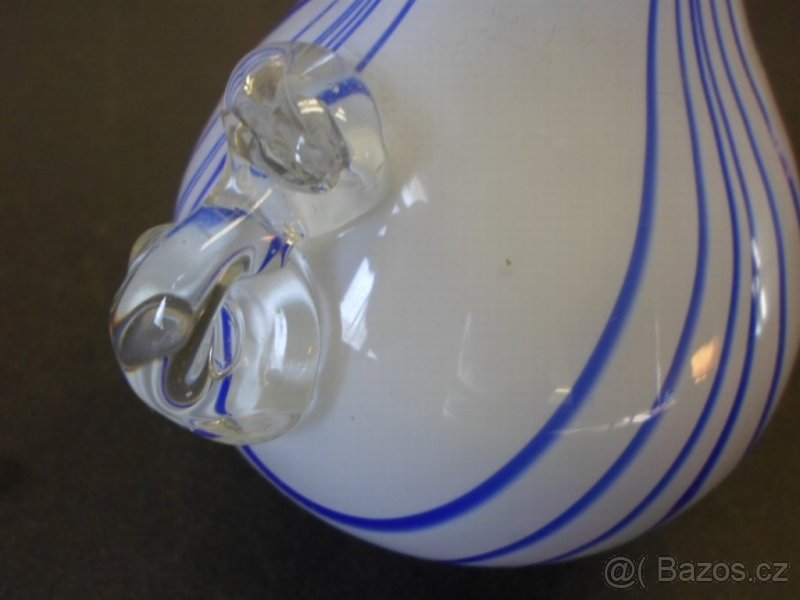 STARÁ VÁZA PŘEJÍMANÉ SKLO - 3