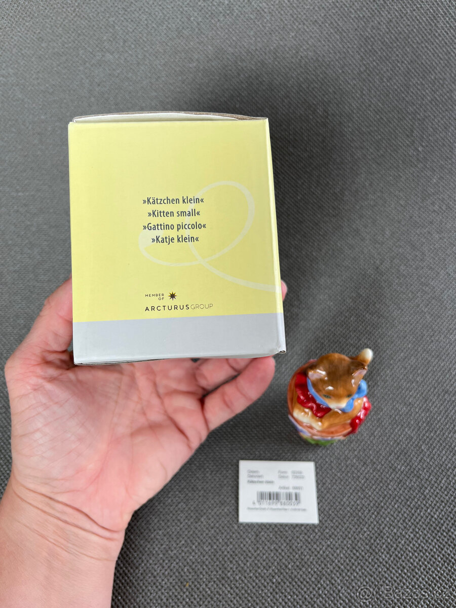 Hutschenreuther Porcelánová soška Koťátko 7.5 cm - 3