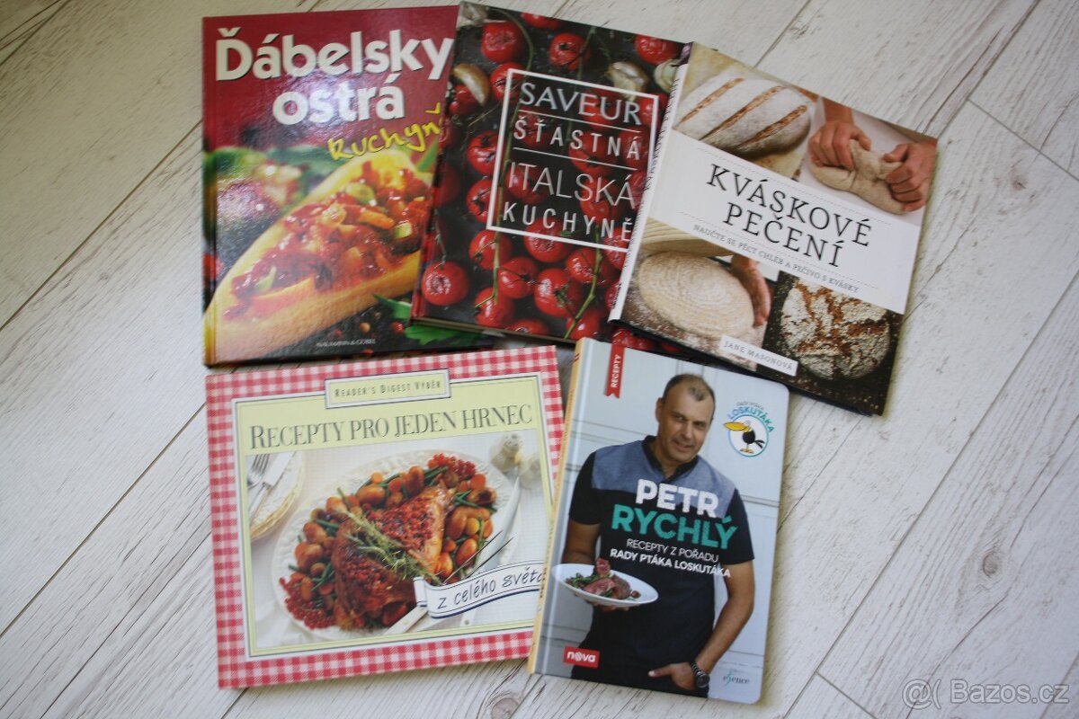 Různé druhy kuchařek - 5 ks - 3