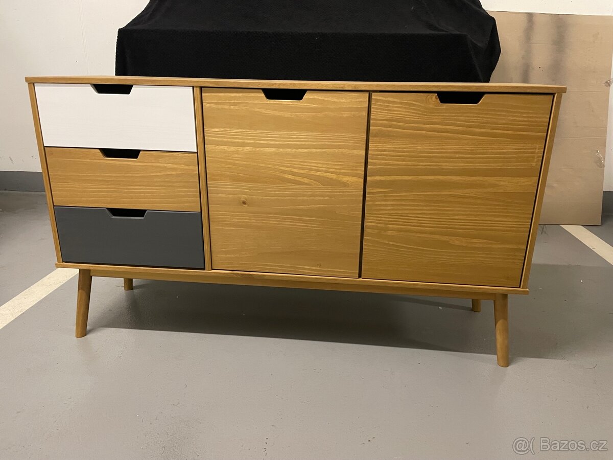 Komoda z borovicového dřeva Cusco - 3