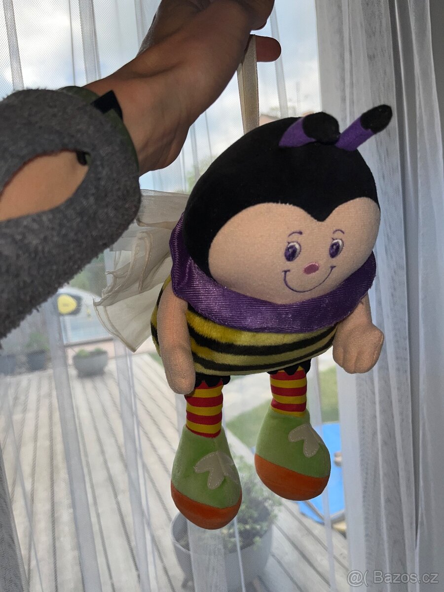 Krásná závěsná včelička Boots, ukidňující zvuk, top stav - 3