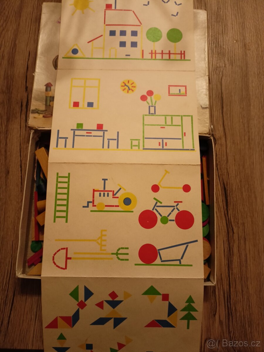 Dřevěná retro stavebnice - 3
