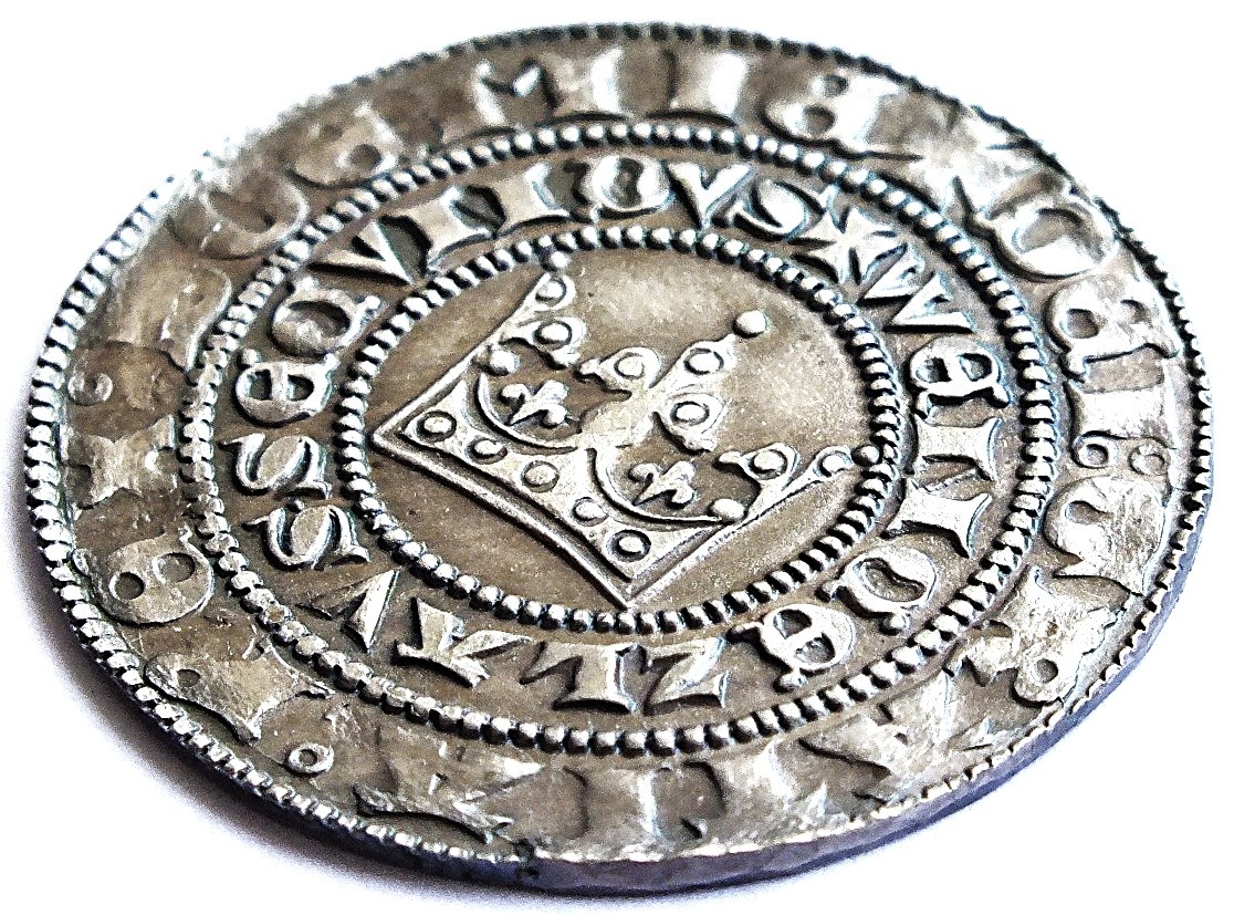 Václav II., pražský groš (1300–1305), přesná novoražba, Ag - 3