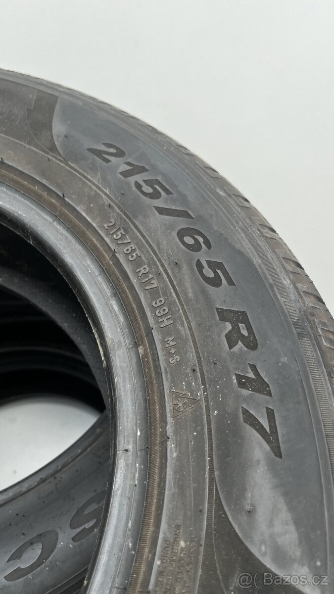 4x - zimní pneu - 215/65 R17 99H - PIRELLI - 6mm - 3