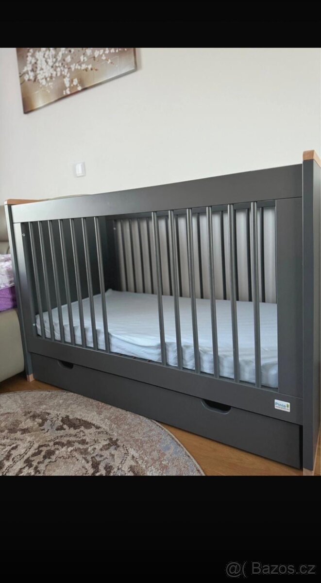 Dětská dřevěná postýlka 14070 cm - 3