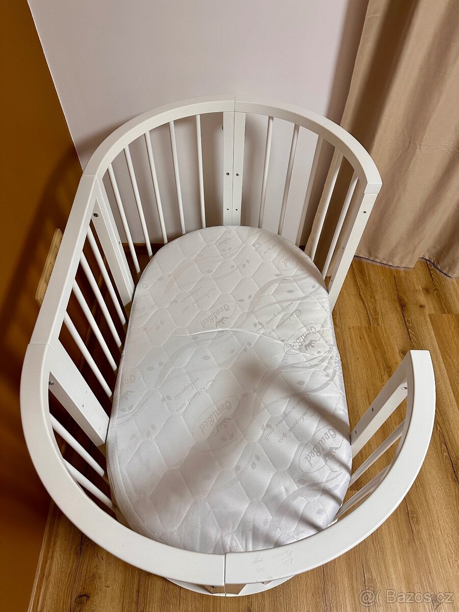 Dětská postýlka rostoucí OvalBed - 3