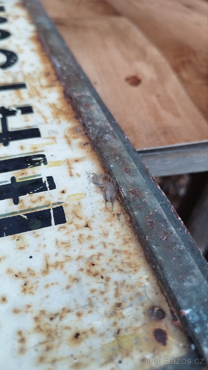 Plechová oboustranná cedule - 3