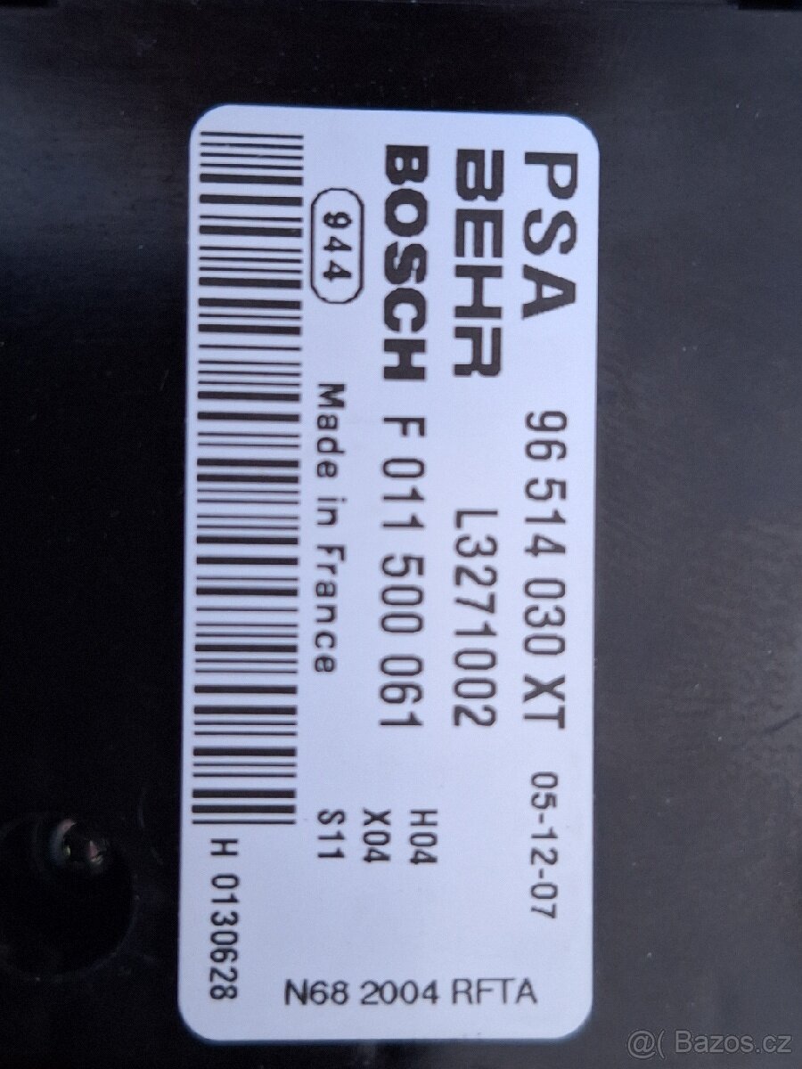 96514030XT digitální ovladač topení a klima Peugeot Citroen - 3