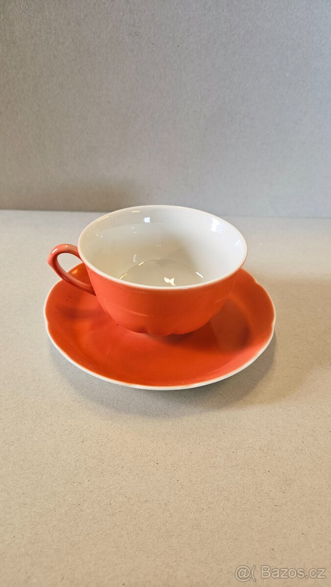 Thun porcelanový šálek na kávu a talíř - 3