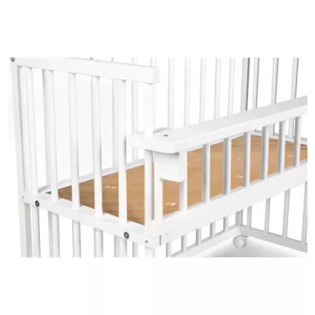 Dětská postýlka Klups Piccolino v bílé barvě - 90x40 - 3