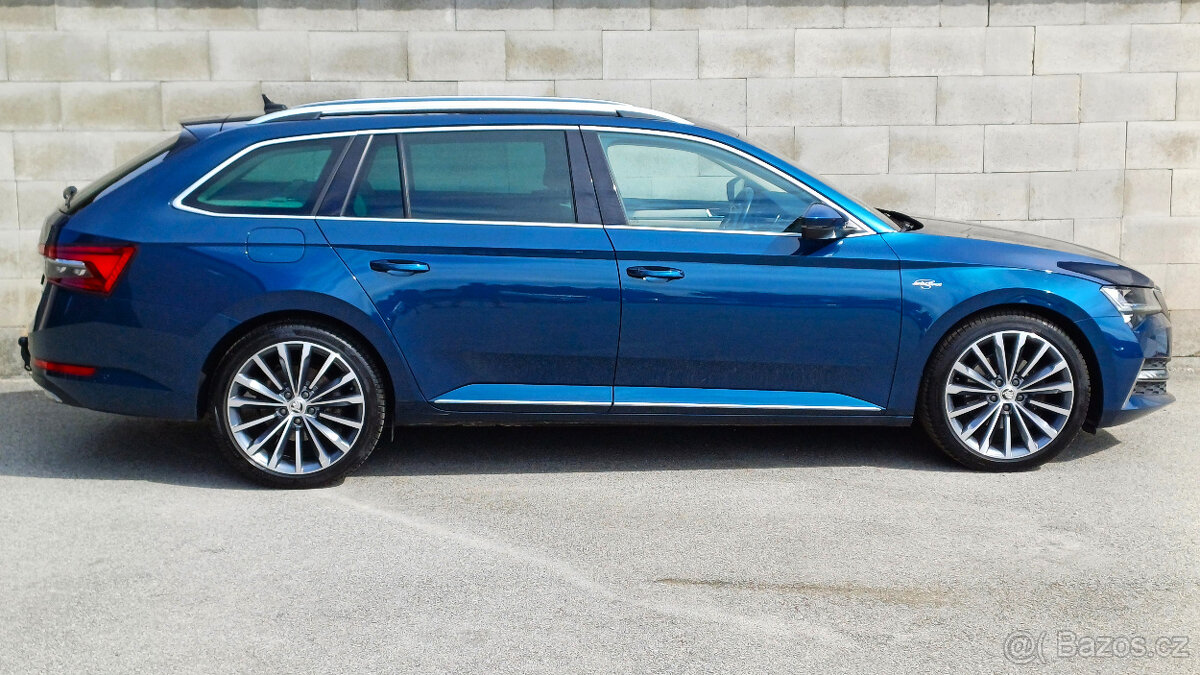 Superb combi L&K 2.0TDI 140kW 4x4-WEBASTO-TZ-ČR-NEHAV-DPH - 3