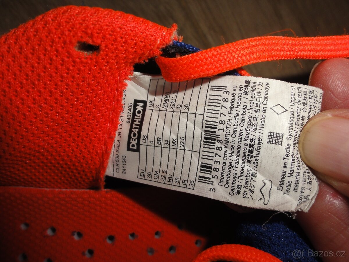 Futsalové kopačky Kipsta vel. 36 a sálovky Adidas vel. 35.5 - 3