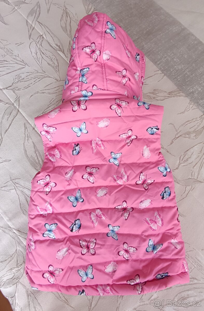 Dětská podzimní vesta, vel. 116 - 3