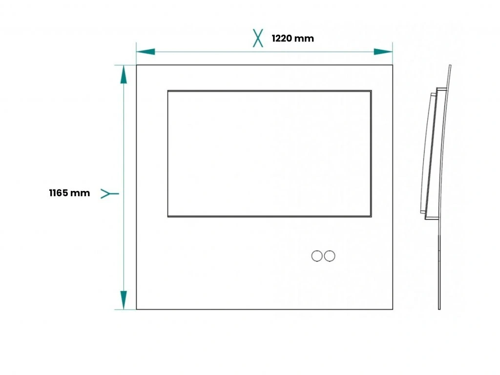 Obklad stěny za řidičem s otvorem pro okno - 3