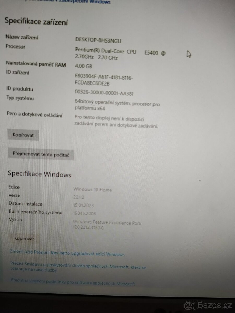 PC sestava Vento - Dual Core E5400 - 3