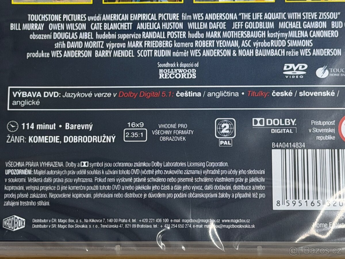 NOVÉ DVD Život pod vodou, dabing + titulky - 3