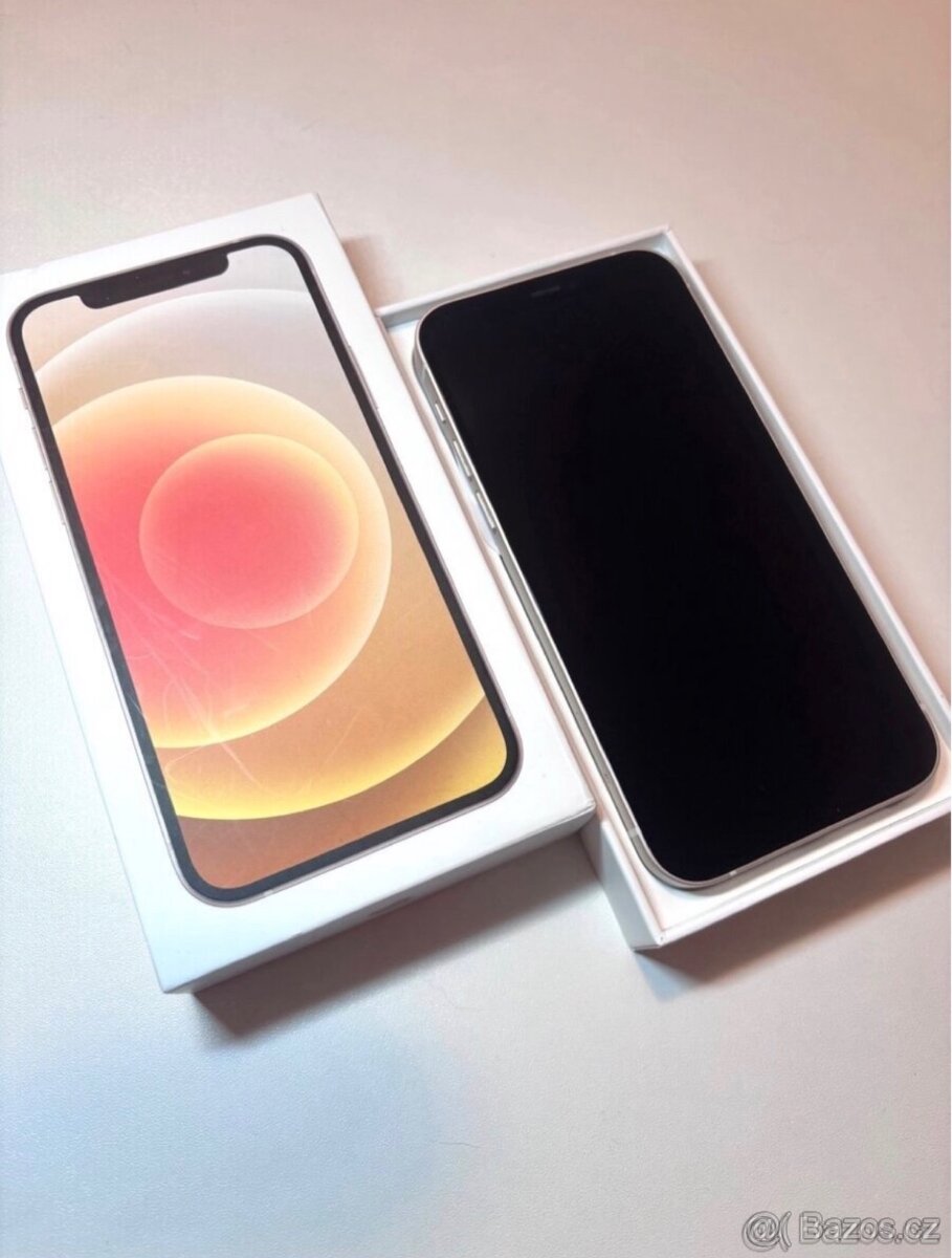 iPhone 12 64gb bílý, TOP STAV, 89% baterie - 3