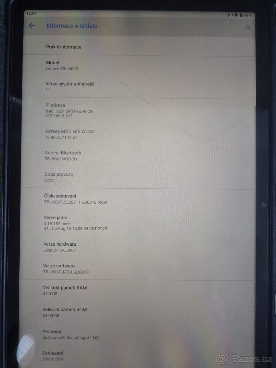 Lenovo tab p11 - 3