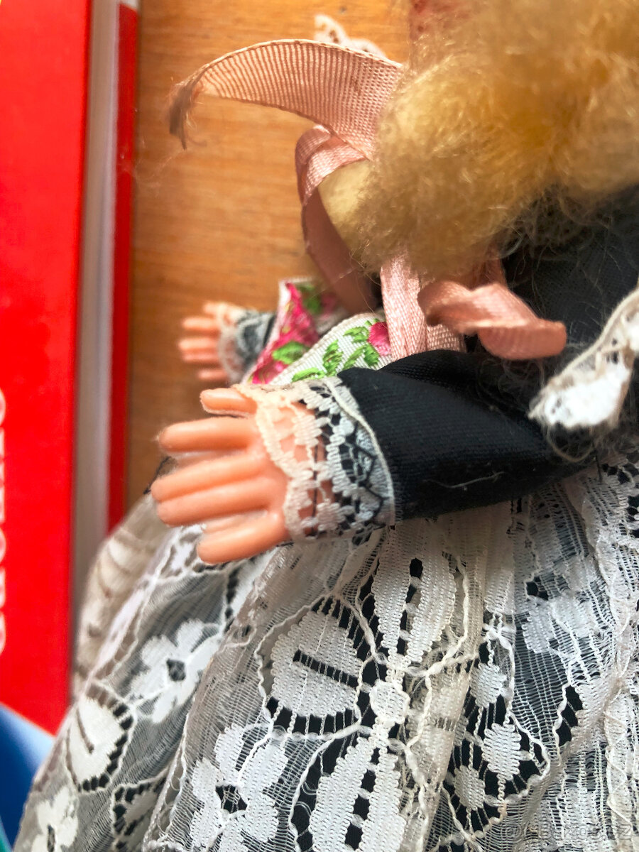 Mrkací panenky staré, 22-23 cm - 3