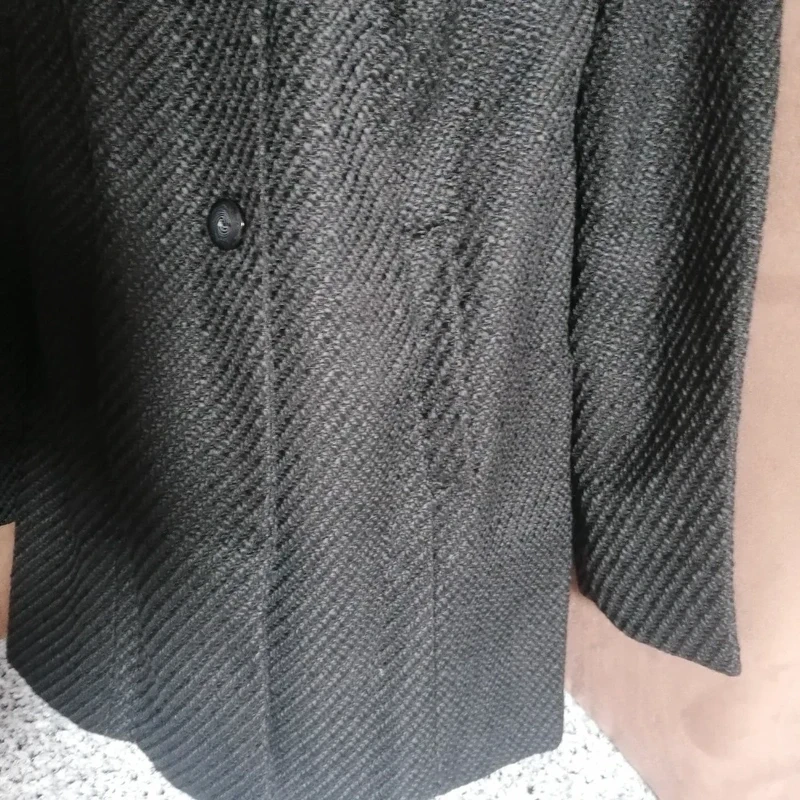 Krásný černý krátký kabátek vel.40-44 - 3