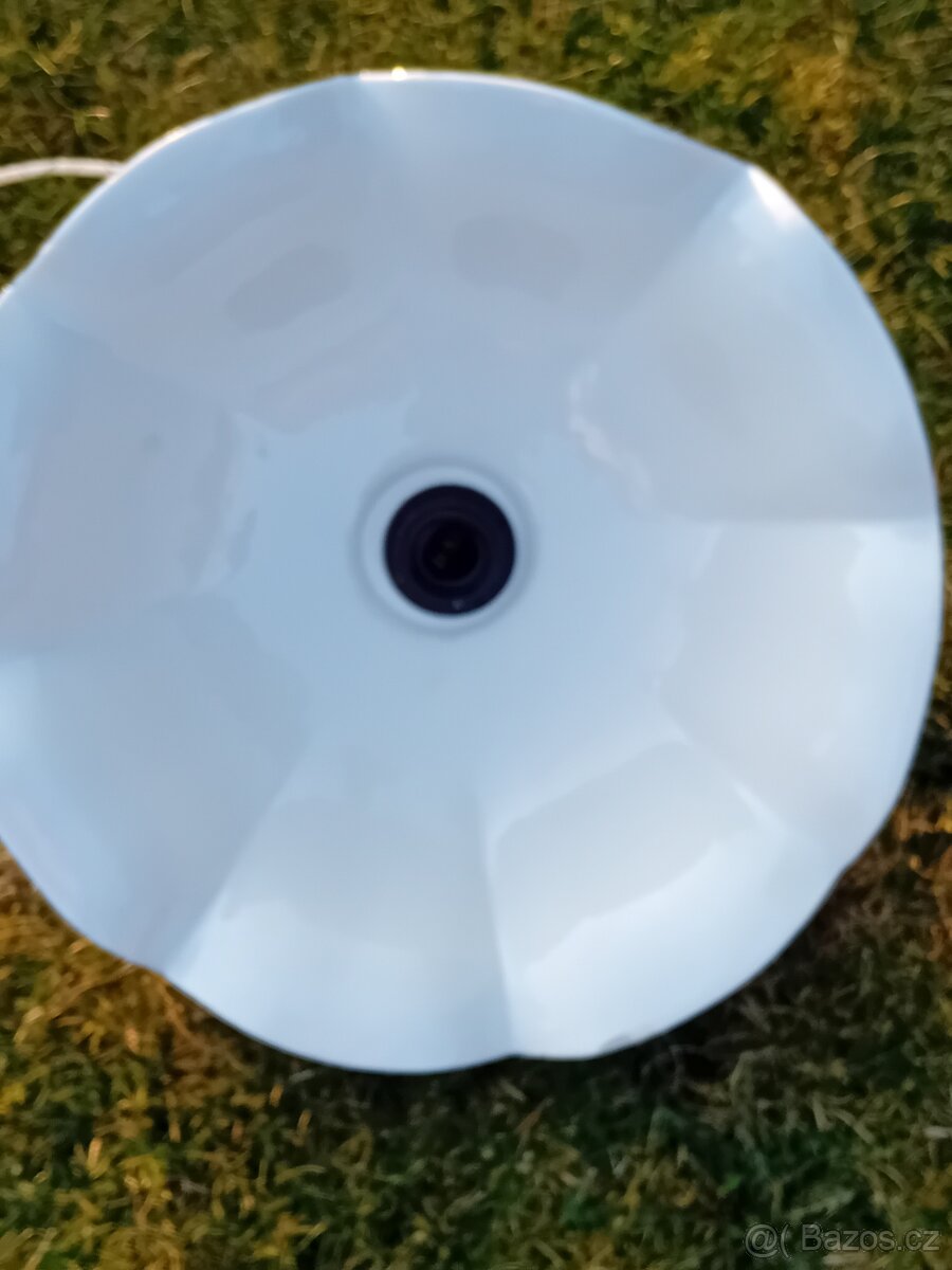 lampa keramická, bílá, lesklá - 3