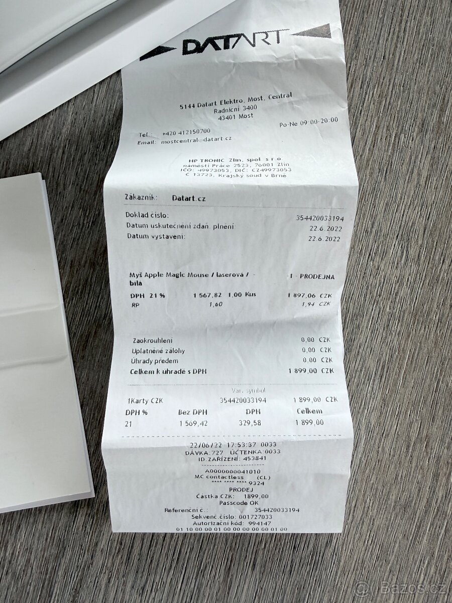 Stolní myš značky Apple bezdrátová - 3