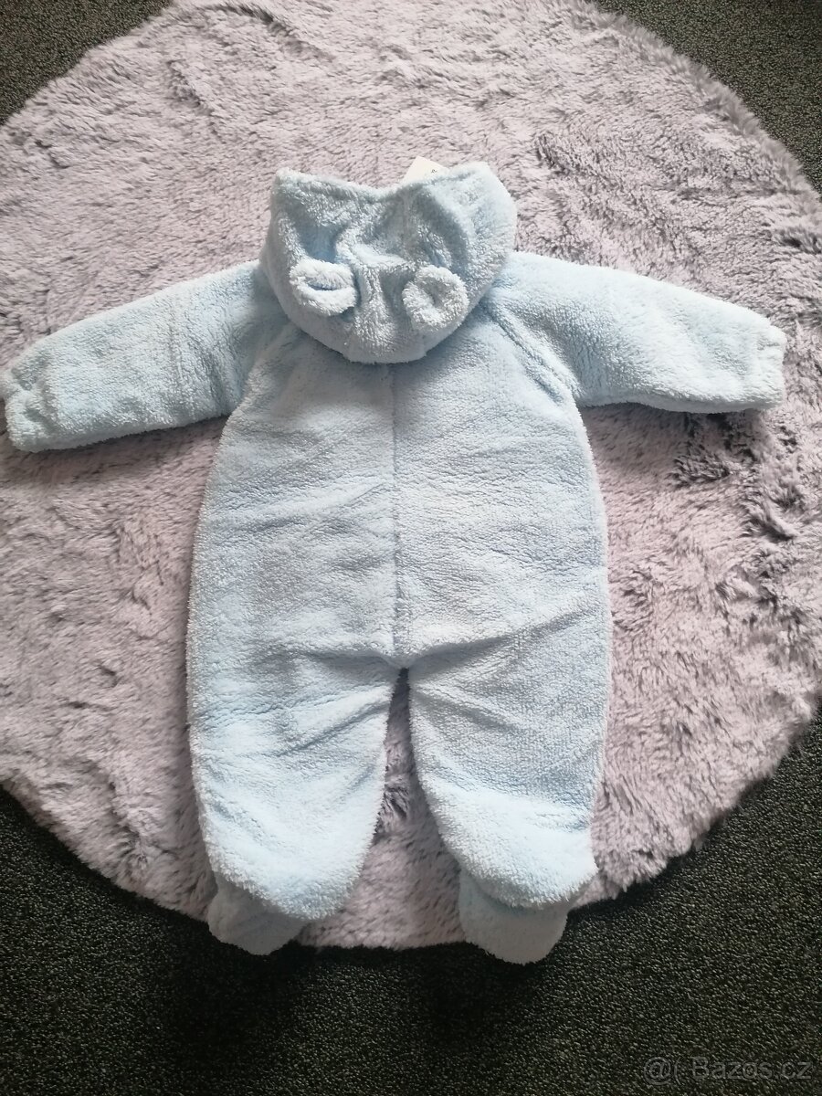 Krásná zimní chlupatková kombinéza - nová - 3