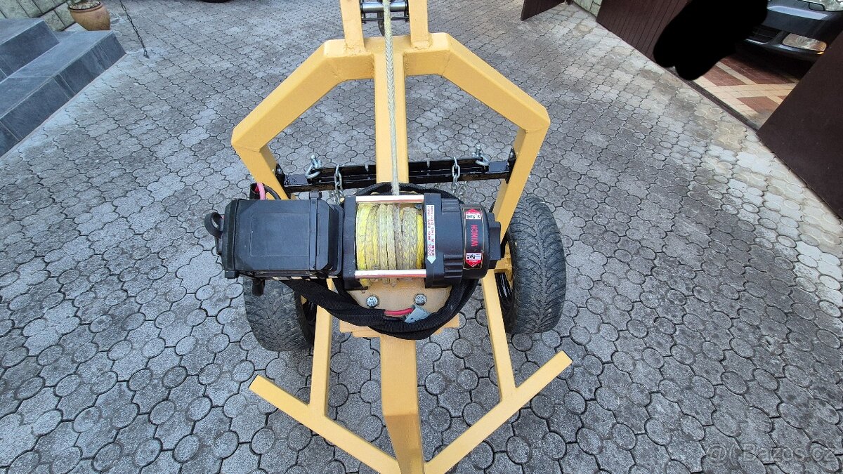 vyvazecka za ctyrkolku, vyvazecka dreva, stahovak klad - 3