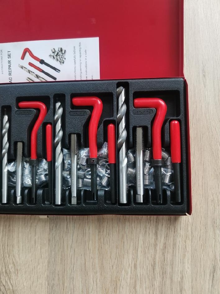 Sada na opravu závitů 131 dílná M5 - M12 - 3