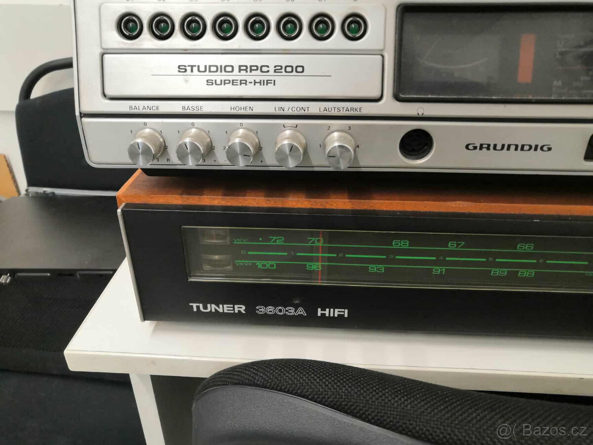 Poklady z půdy - 2x gramofon,2x reprobedna, zesilovač - 3