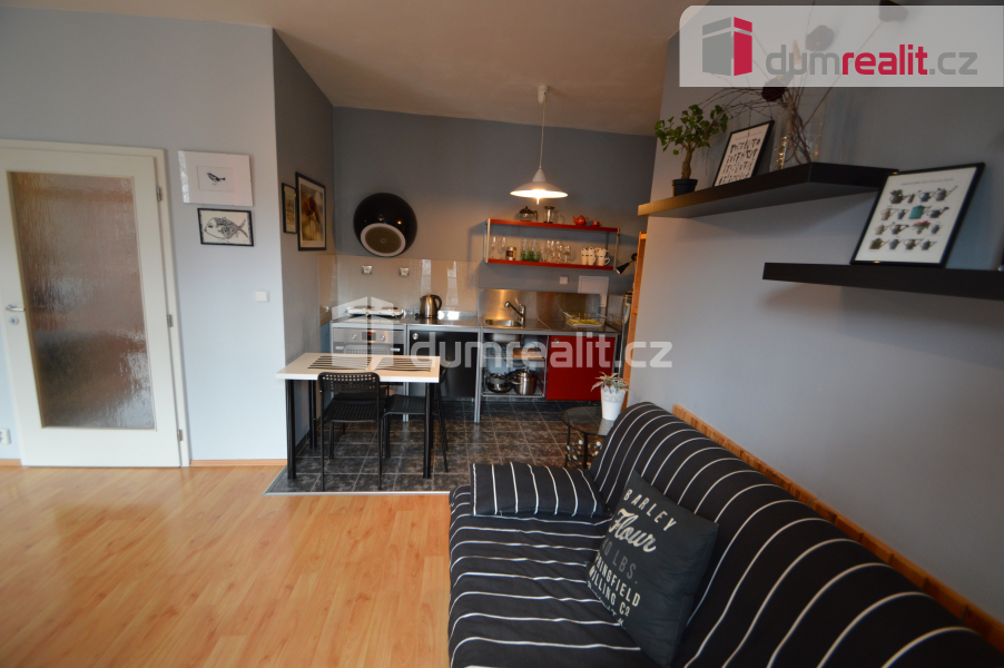 Pronájem bytu 1+kk 52 m2 zařízený balkon sklep Na Hřebenkách - 3